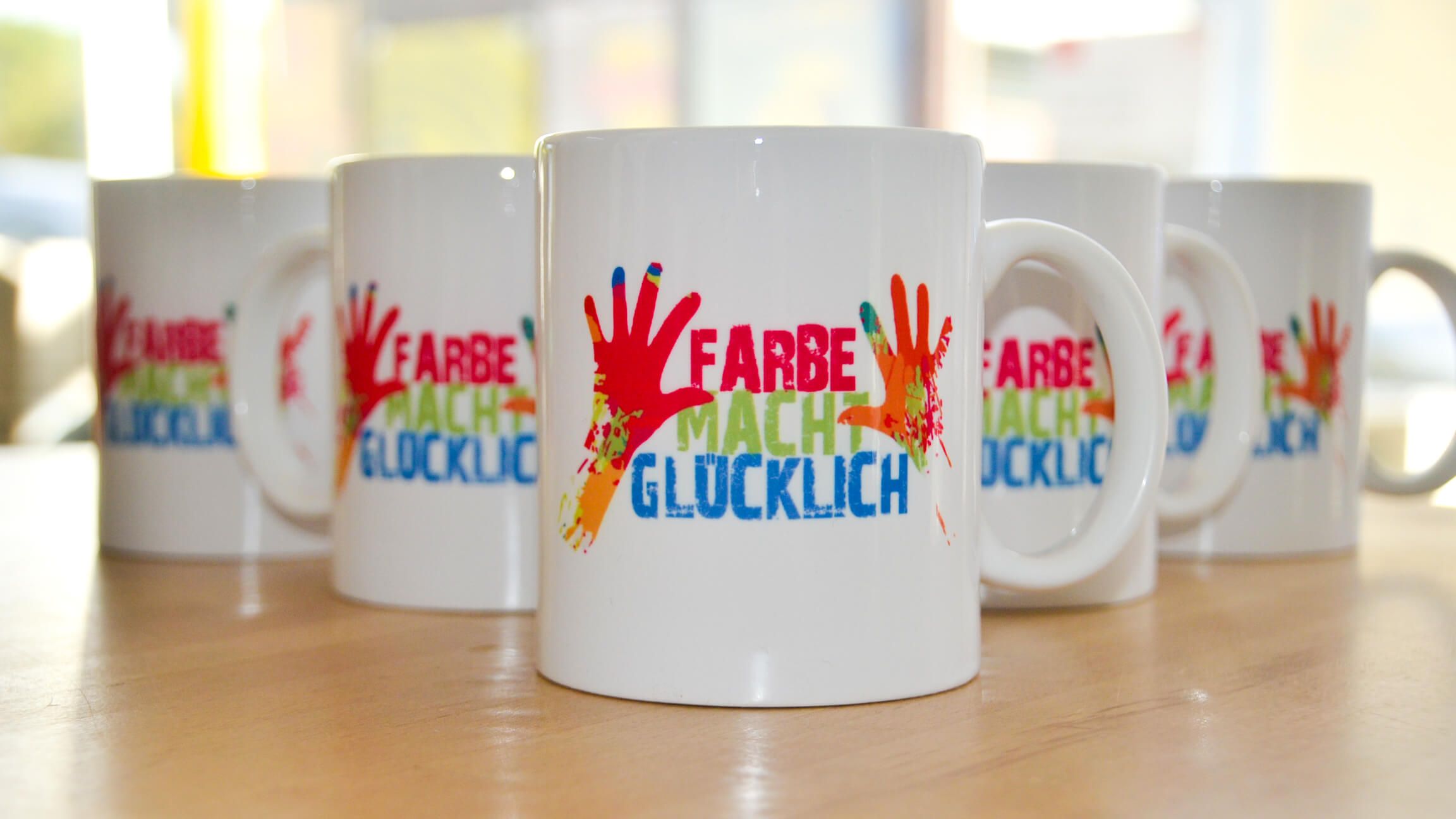Bedruckte Tassen
